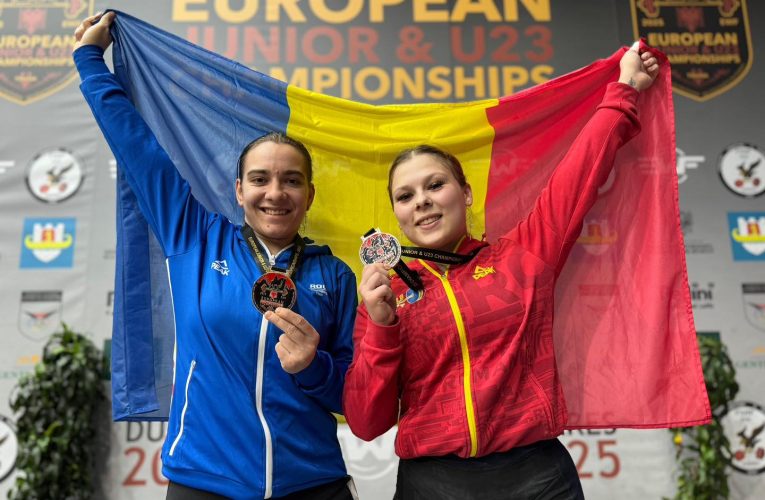 Două medalii pentru România la Europenele de haltere U23: Anca Grosu și Andreea Cotruța
