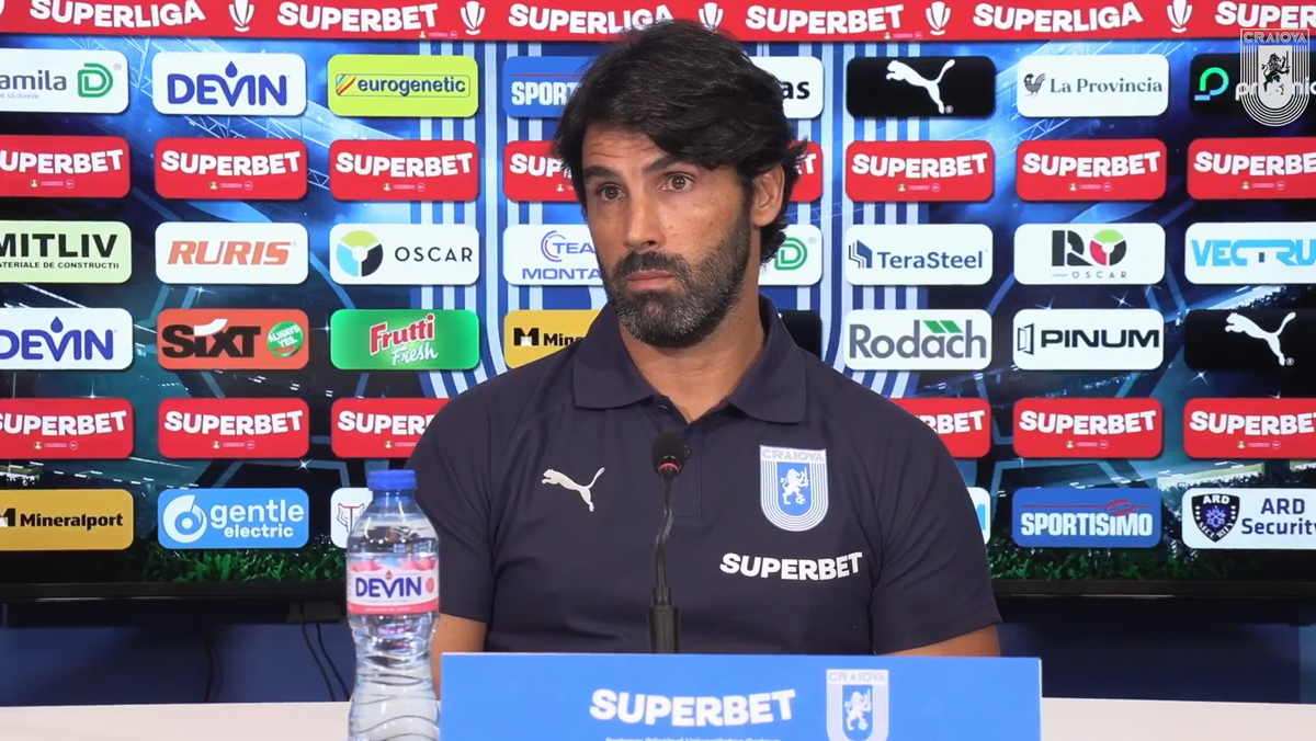 Filipe Coelho, prezentat oficial la Universitatea Craiova: Nu pot promite câștigarea titlului