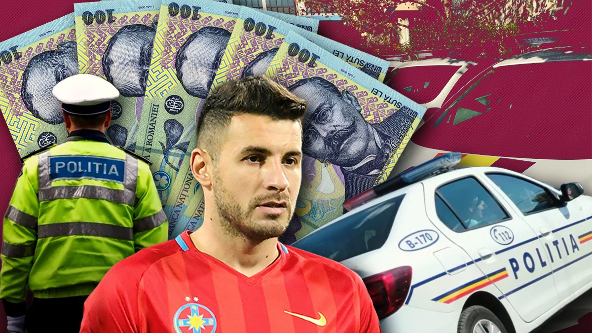 Fostul ”căpitan” de la FCSB, pe care Gigi Becali îl compara cu Sergio Ramos, a mituit un echipaj de la Rutieră, iar instanța a pronunțat verdictul: închisoare cu suspendare