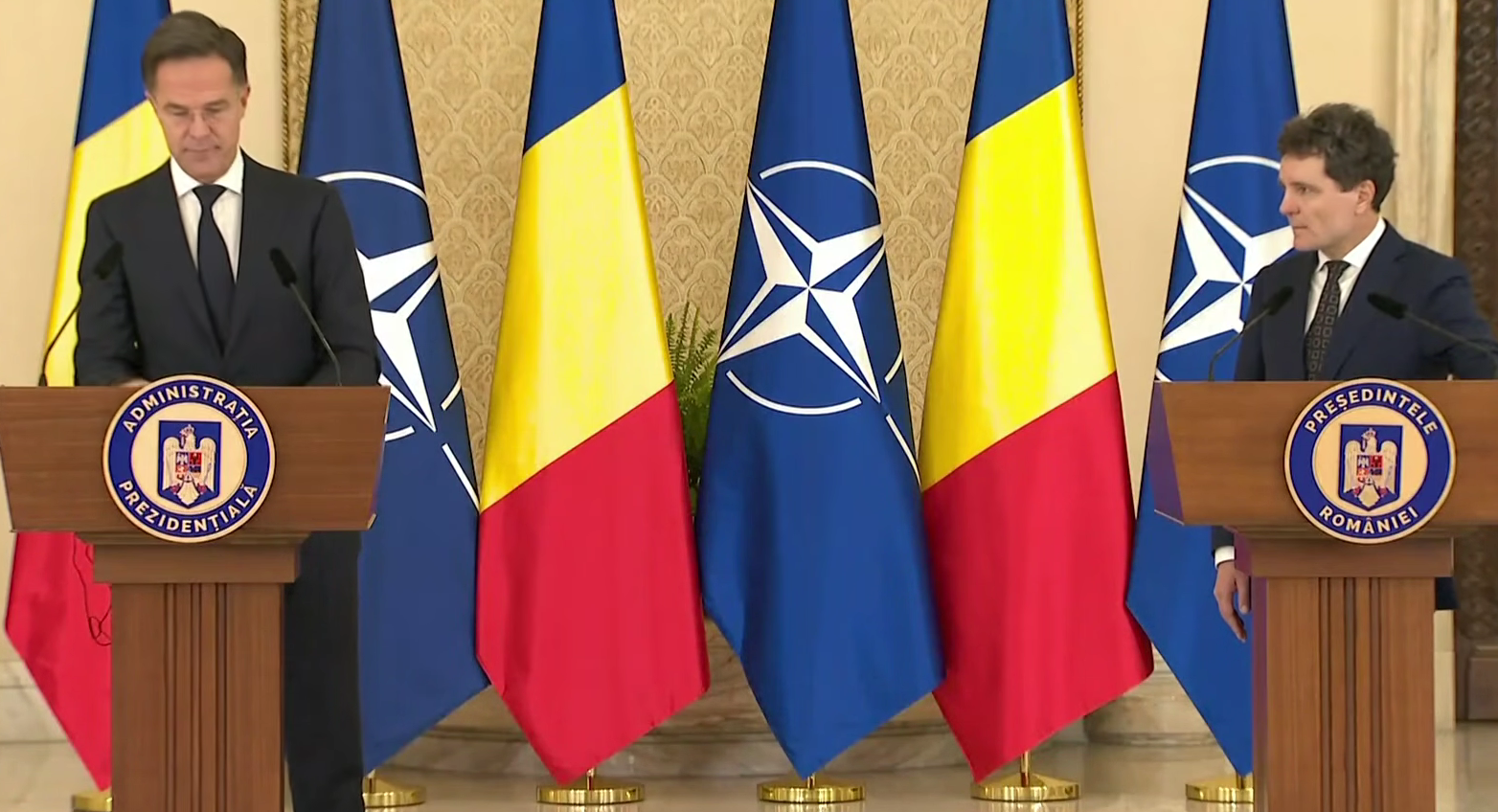 Rutte mesaj de la București despre retragerea militarilor americani: NATO este determinată să apere ţările alianţei