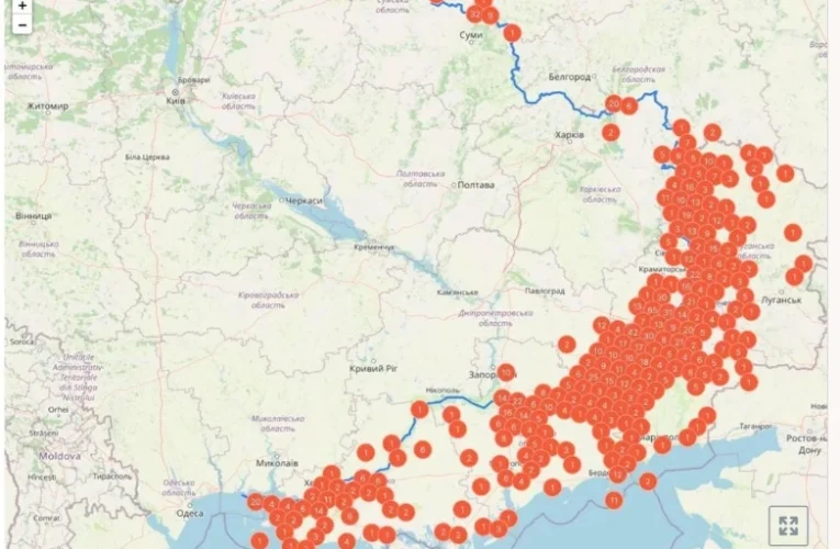 Serviciile secrete ucrainene publică geolocalizarea terminalelor de comunicații militare rusești