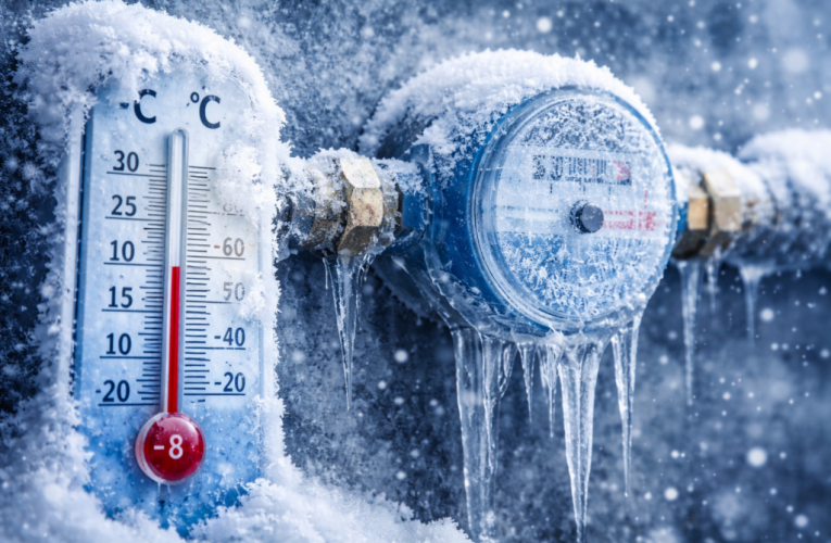 Avertizare meteo: Risc crescut de îngheț al contoarelor de apă. Recomandările specialiștilor