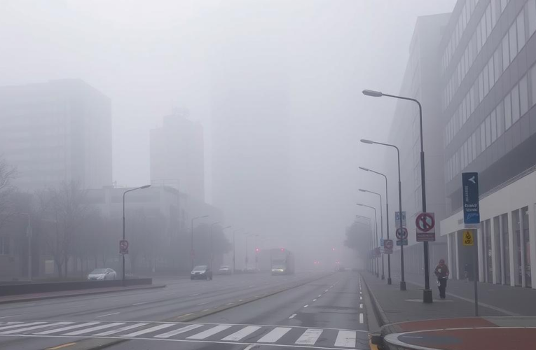 Cod galben de ceață densă în zeci de județe. Vizibilitate redusă și risc de ghețuș