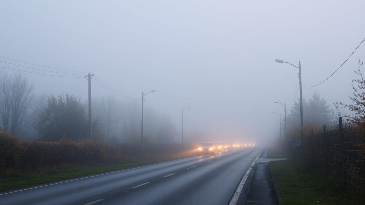 Cod galben de ceață în mai multe județe din țară: vizibilitate scăzută și risc de ghețuș