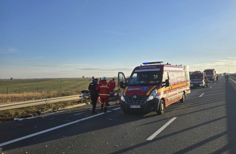 Două accidente pe A3 într-un kilometru: șapte mașini implicate