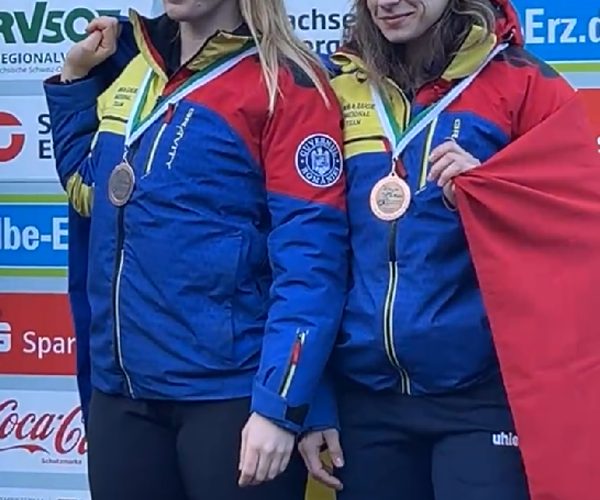 Echipajul românesc de bob feminin Georgeta Popescu / Teodora Vlad, pe locul 3 în etapa de la Altenberg din Cupa Europei