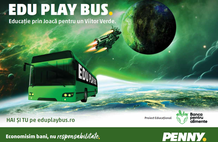 Edu Play Bus: proiectul educațional coordonat de Banca pentru Alimente Oradea și susținut de PENNY a ajuns la peste 16.000 de elevi