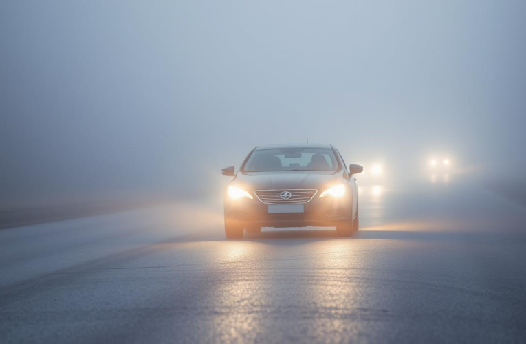 Infotrafic: Ceața pune probleme șoferilor pe autostrăzi și drumuri naționale