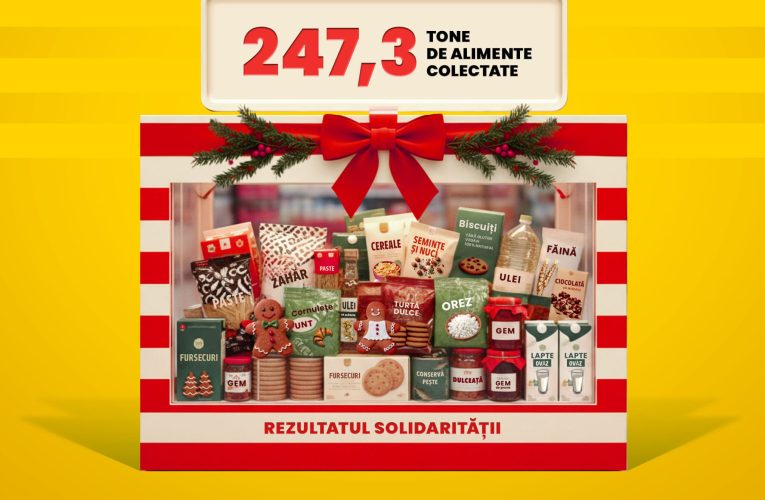 Peste 247.000 kg de alimente donate în magazinele PENNY la Colecta Națională de Alimente – ediția de Crăciun 2025