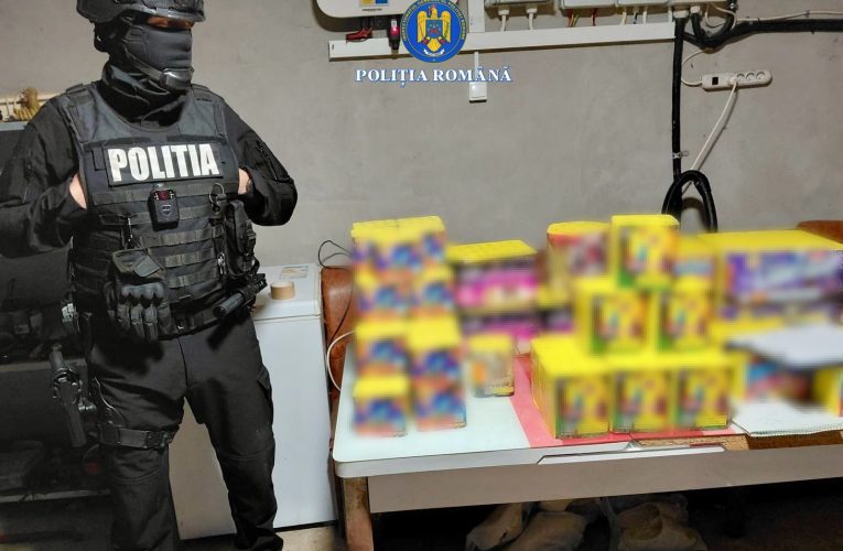 Peste 50 de tone de petarde și artificii, confiscate de polițiști înainte de sărbători