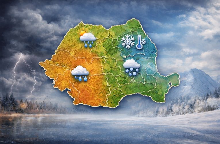 Prognoză ANM: Revelion cu frig, ninsori și ploi. Cum va fi vremea de Crăciun
