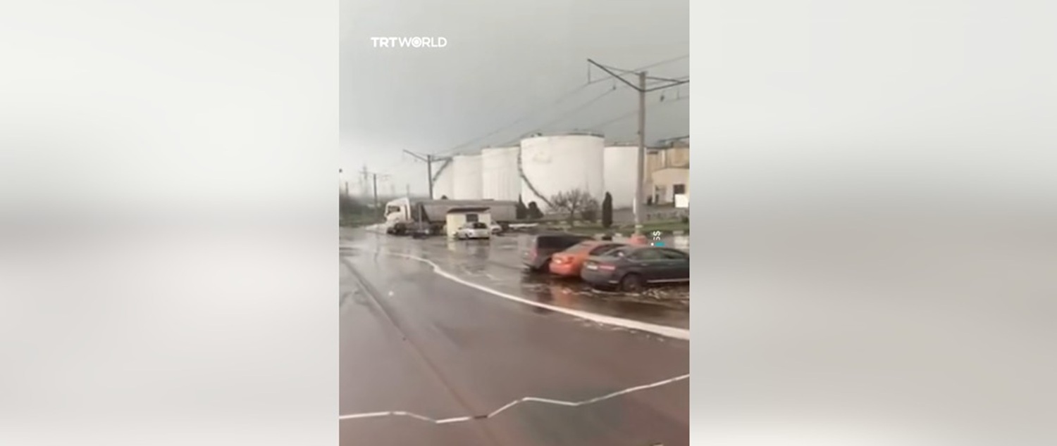 Scurgere masivă de ulei de floarea-soarelui în mare după atacuri rusești la Odesa