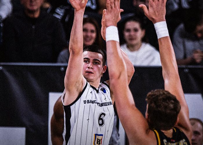 U-BT Cluj învinge Split în ABA League. Miron, unul dintre cei mai tineri jucători din ligă cu peste 10 puncte marcate