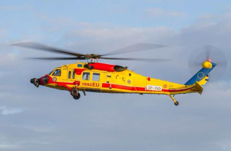 Un elicopter pentru intervenții la dezastre, destinat Protecției Civile Europene, a ajuns în România