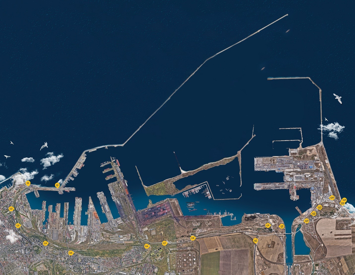 A început implementarea proiectului „Modernizare și extindere infrastructură de alimentare cu apă și canalizare în Portul Constanța”