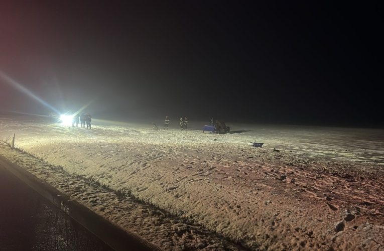 Accident mortal în Dolj. Doi bărbați au murit după ce s-au răsturnat cu mașina