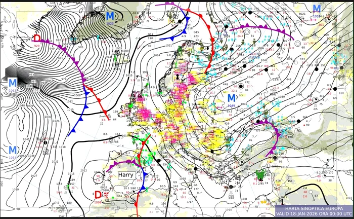 Aer polar versus aer mediteranean. Ciocnirea maselor de aer în România, în weekendul următor