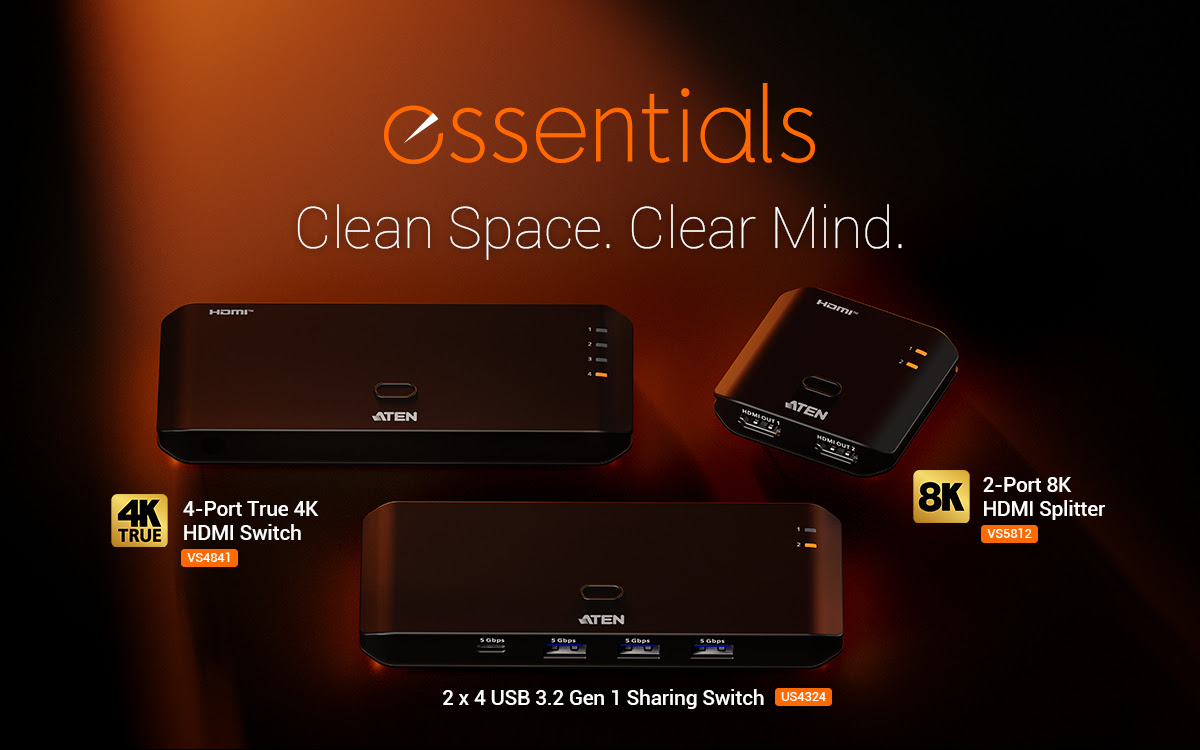 ATEN extinde tehnologia enterprise către consumatorii din România și Europa Centrală și de Est prin gama ATEN Essentials