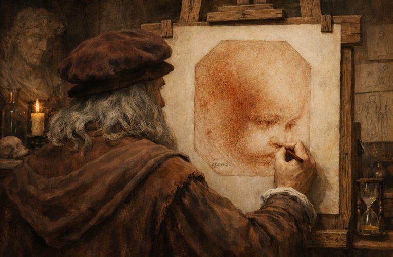 După 500 de ani, o schiță ar putea ascunde urme din ADN-ul lui Leonardo da Vinci