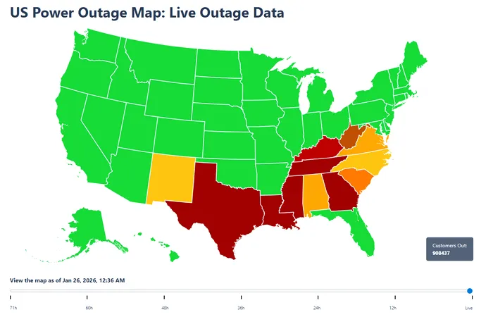 Furtuna puternică din SUA lasă sute de mii de oameni fără energie electrică. Mii de zboruri au fost anulate