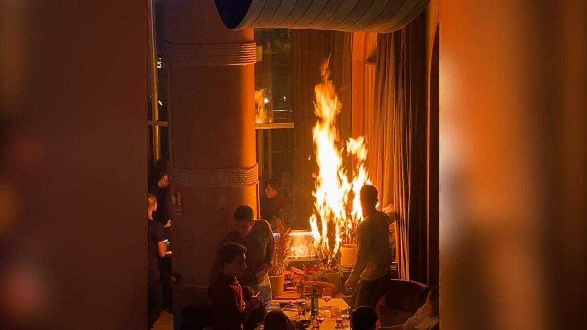 Incendiu într-un restaurant de lux din Madrid. Localul a fost evacuat în toiul nopții