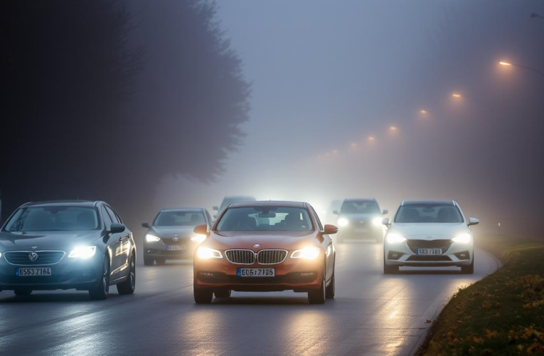 INFOTRAFIC. Ceața densă afectează traficul în sud-estul României