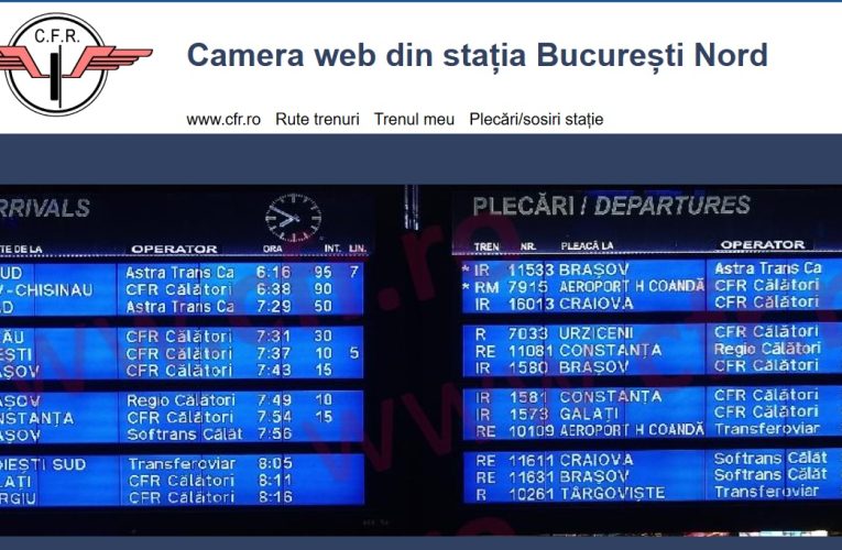 Întârzieri la trenuri în Gara de Nord București. Probleme la sosiri și plecări în această dimineață