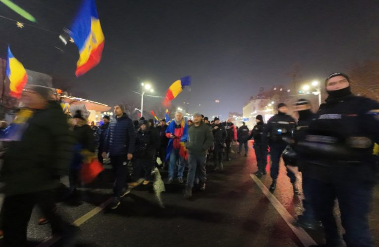 Jandarmeria: Încă 4 amenzi după protestul din Piața Victoriei