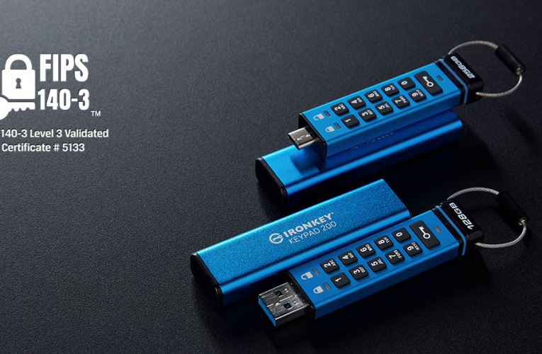 Kingston IronKey Keypad 200 obține certificarea NIST FIPS 140-3 Nivel 3