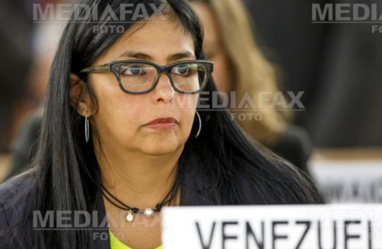 Nici numărul doi din Venezuela nu este în țară. Reuters: Vicepreședintele venezuelean Delcy Rodriguez se află în Rusia
