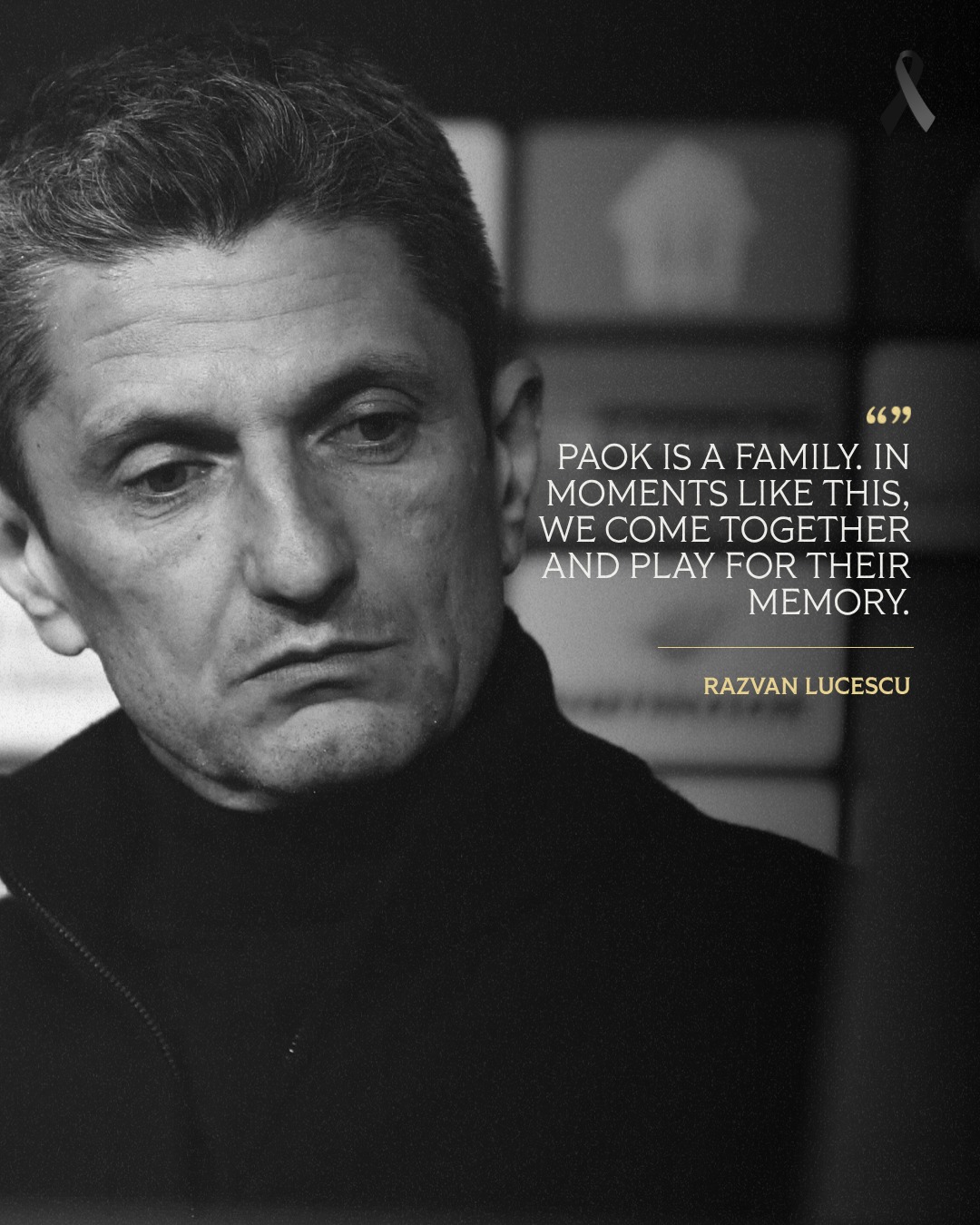 PAOK, în fața meciului cu Lyon, după tragedia din Timiș. Răzvan Lucescu: Jucăm în memoria lor