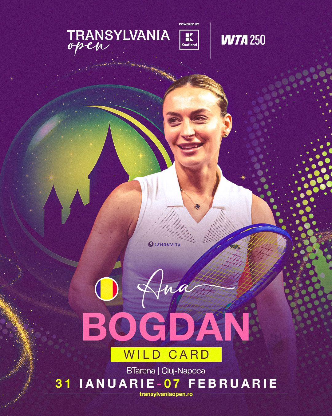 Patru wild carduri acordate la Transylvania Open. Trei românce, printre beneficiare