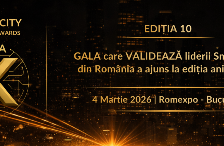Premiile Industriei Smart City: Gala care validează liderii Smart City din România revine pe 4 martie, la ROMEXPO