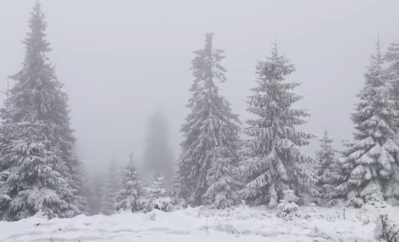 Se anunță un weekend cu ninsori la munte