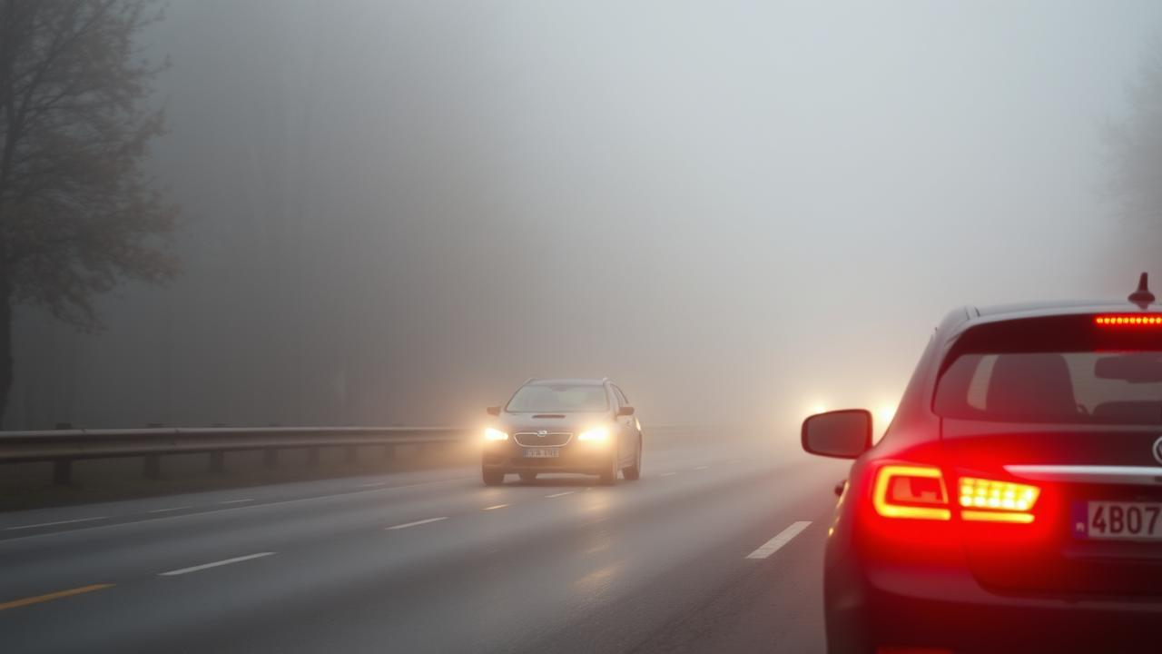 Trafic rutier în condiții de iarnă. Ceață pe mai multe drumuri din țară