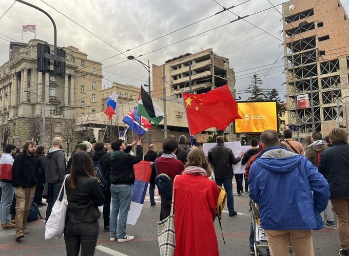 Traficul cu automarfare de la frontiera cu Serbia, perturbat de proteste