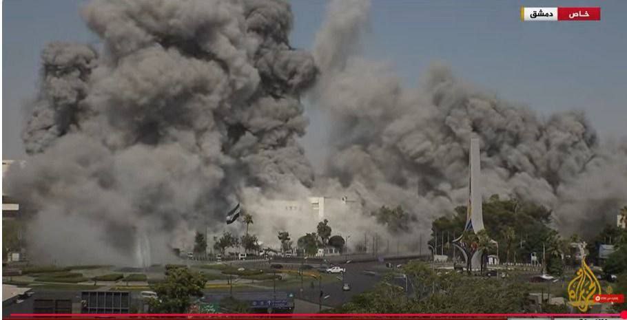 Trei rachete au lovit un cartier din capitala Siriei