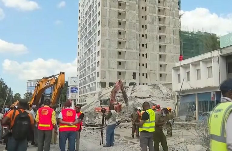 Un bloc de 16 etaje, aflat în construcție, s-a prăbușit în Nairobi