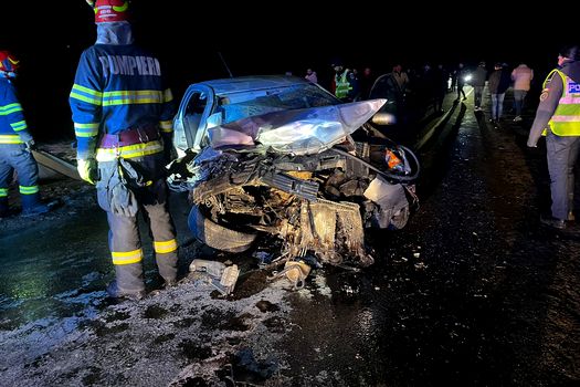 UPDATE: Șapte victime în urma unui accident în județul Sibiu