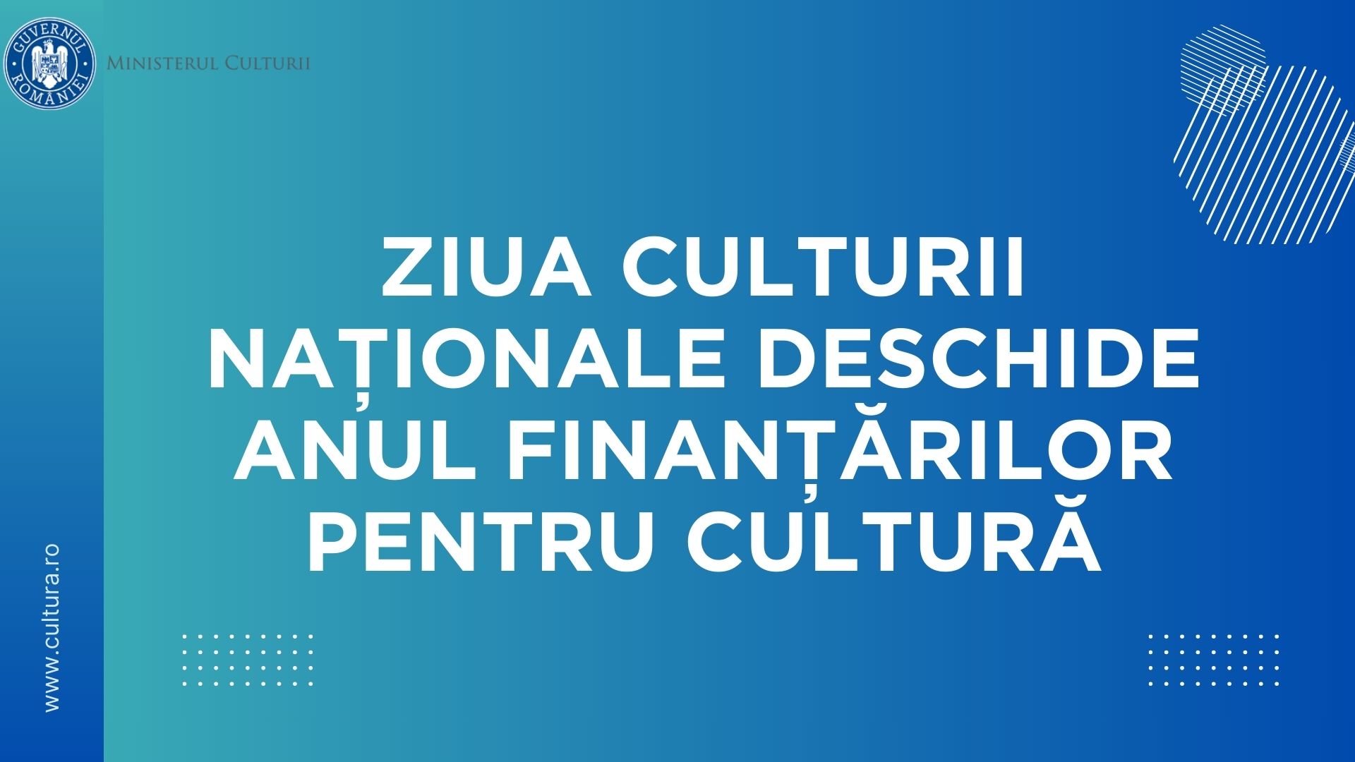Ziua Culturii Naționale 2026 deschide oficial anul finanțărilor pentru cultură. Ministerul Culturii anunță calendarul și noile reguli