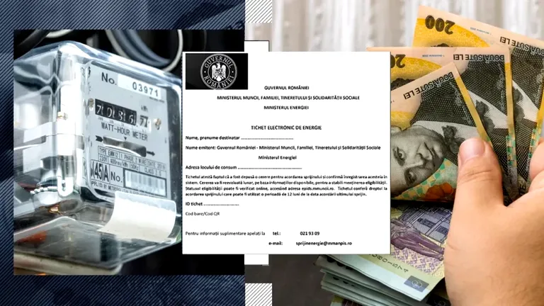 ANPIS încurajează consumatorii vulnerabili să solicite tichetul de 50 de lei pentru factura la energie. Stadiul modificării mecanismului de sprijin