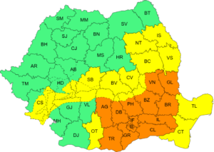 Avertizare ANM: Cod portocaliu de viscol și ninsori în București și 12 județe. Cel mai sever episod de iarnă din acest sezon