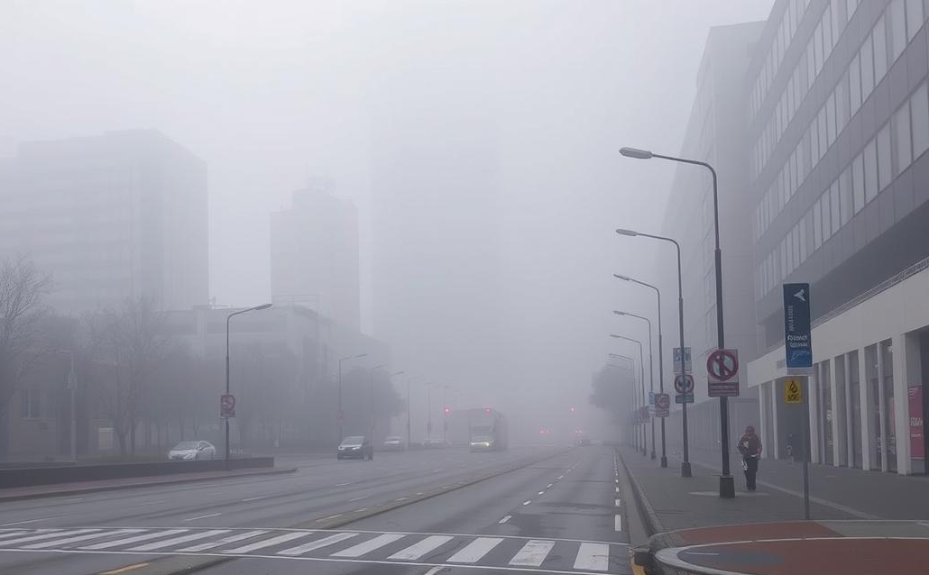 Cod galben de ceață în mai multe județe din țară. Vizibilitate redusă și risc de ghețuș