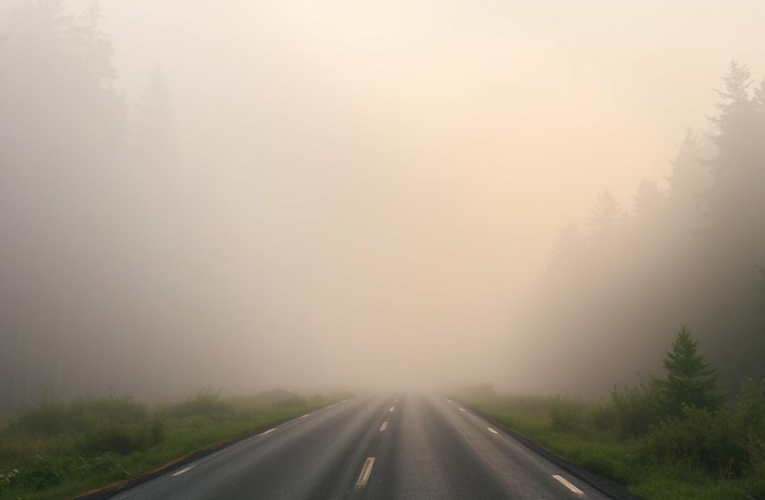 Cod galben de ceață și polei în cinci județe din sud vestul țării. Vizibilitatea ar putea scădea sub 50 de metri