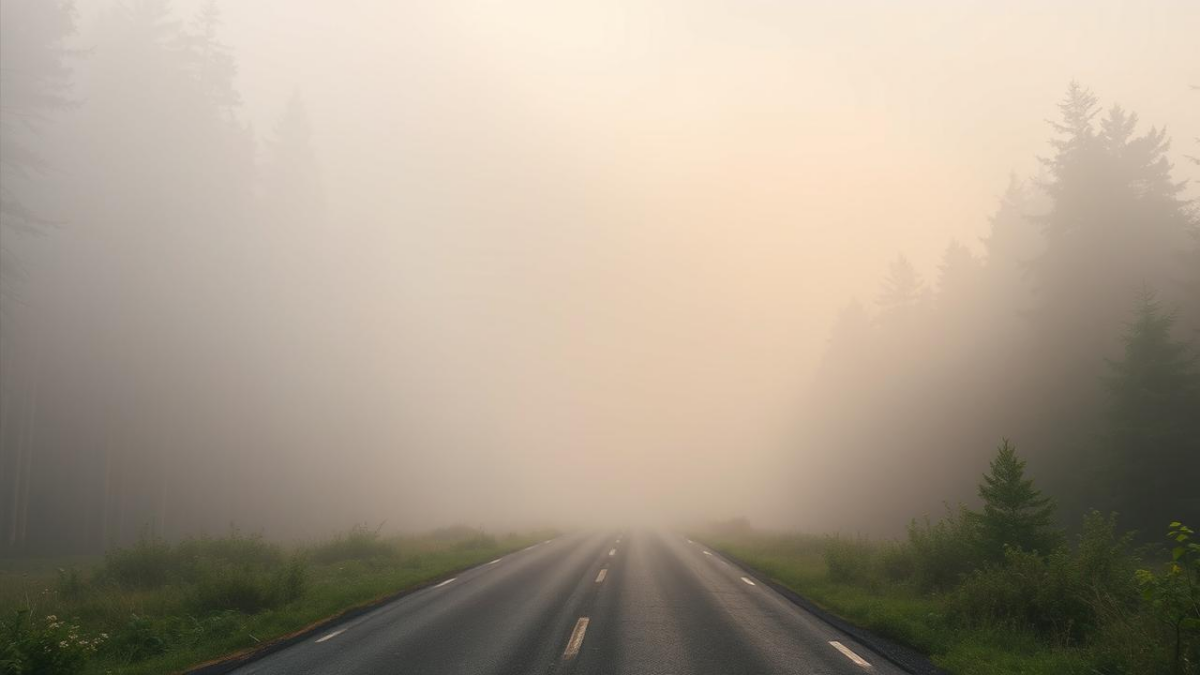 Cod galben de ceață și polei în cinci județe din sud vestul țării. Vizibilitatea ar putea scădea sub 50 de metri