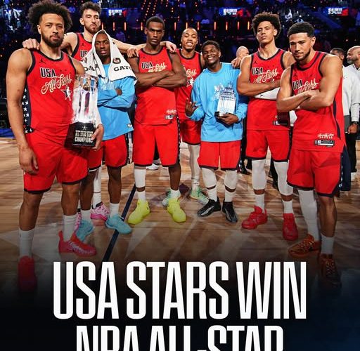 Echipa lui Anthony Edwards a învins echipa lui LeBron James în finala meciului vedetelor din NBA