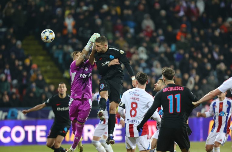 FCSB câștigă clar la Galați, cu Oțelul, în etapa a 26-a din Superliga, și ajunge la două puncte de zona de play-off
