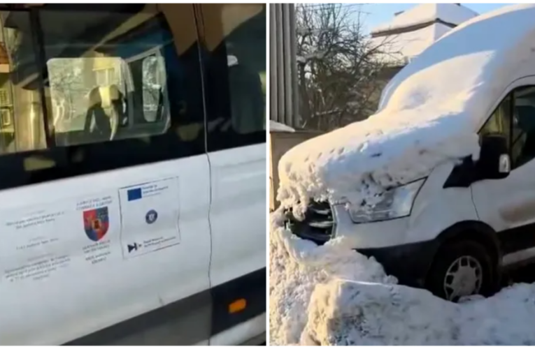 Gândul: Microbuzele electrice școlare întâmpină dificultăți în sezonul rece. Unele autorități locale revin temporar la transportul pe motorină