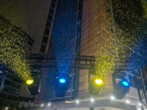 Instituțiile UE din Bruxelles, iluminate în semn de sprijin pentru Ucraina