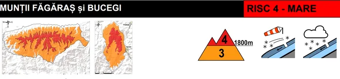 Ninsori abundente în Carpați și risc mare de avalanșă în Făgăraș și Bucegi